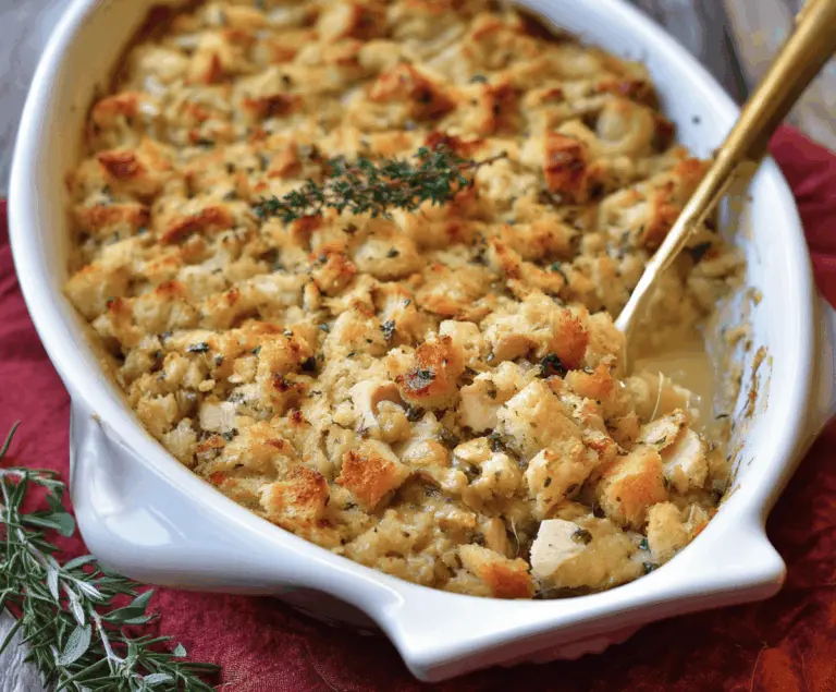 Chicken and Stuffing Bake