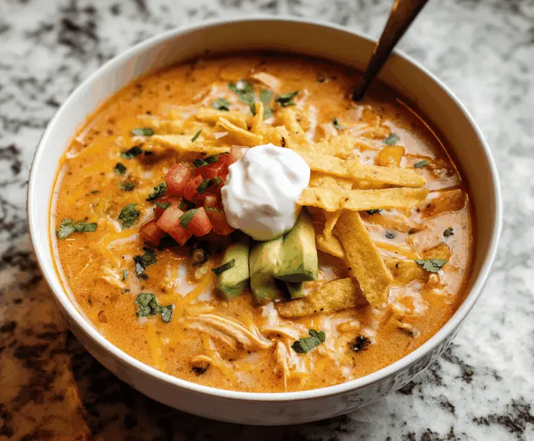 Creamy Chicken Tortilla Soup