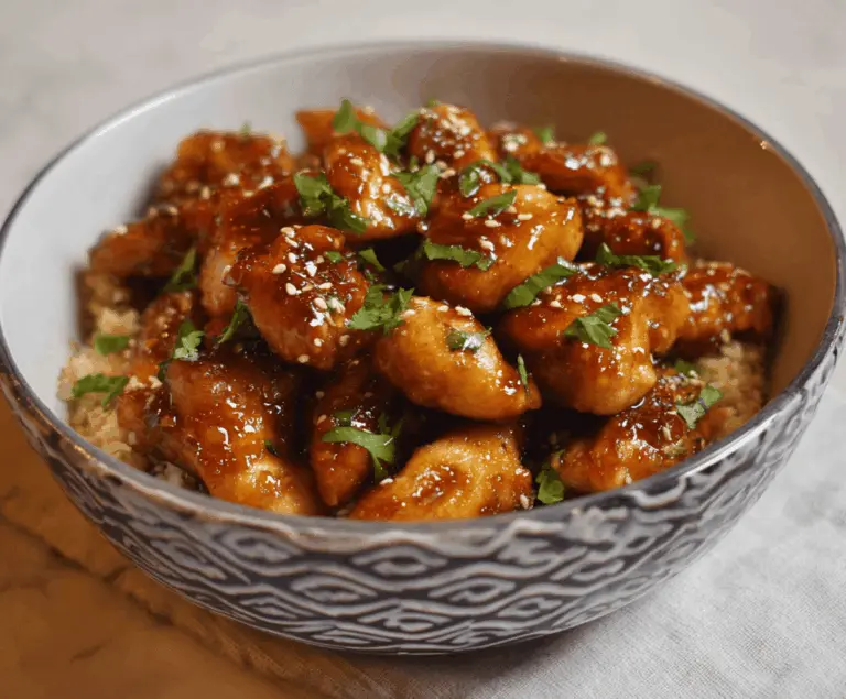 Honey Garlic Chicken Bites