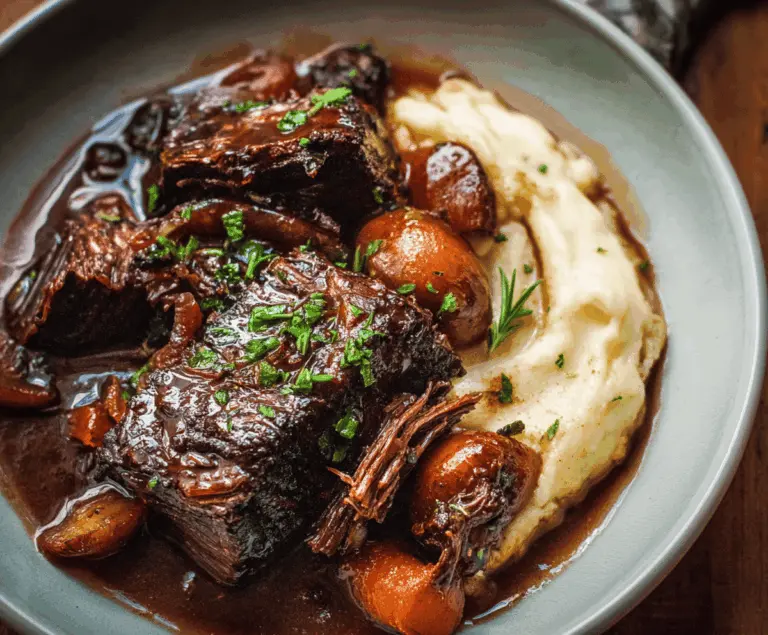 Red Wine Braised Beef
