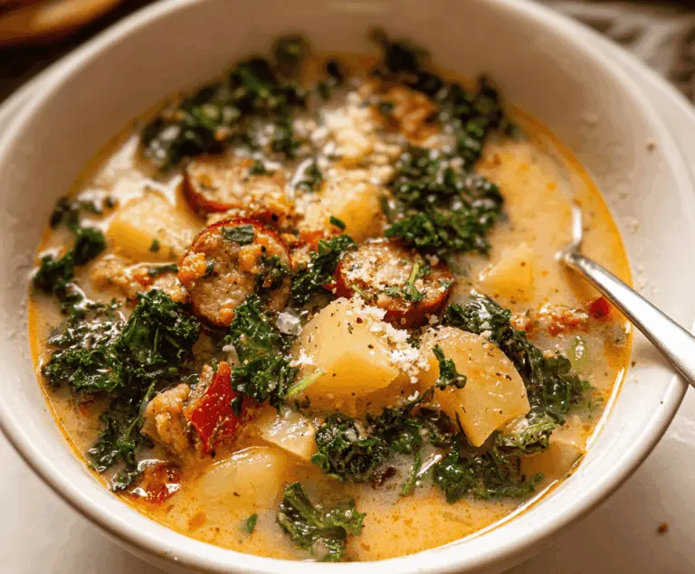 Sausage Potato And Kale Soup