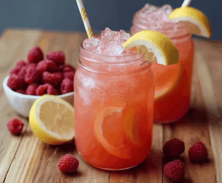 Raspberry Peach Lemonade