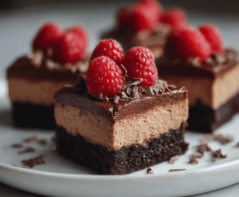 Chocolate Mousse Brownies