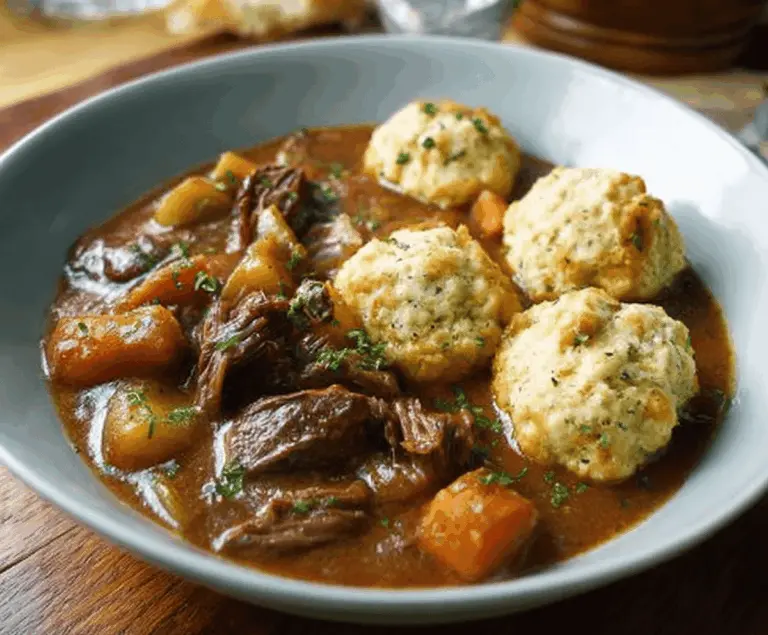 Beef Stew with Dumplings