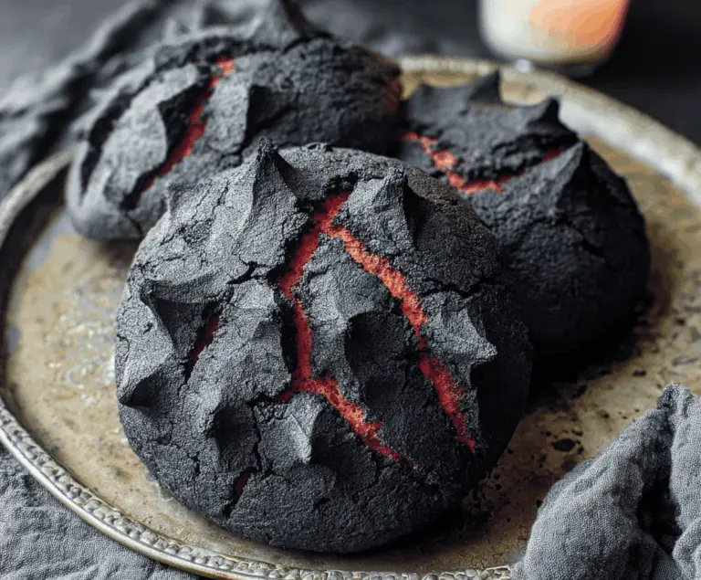 Black Halloween Brimstone Bread