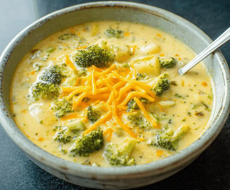 Broccoli Potato Cheese Soup