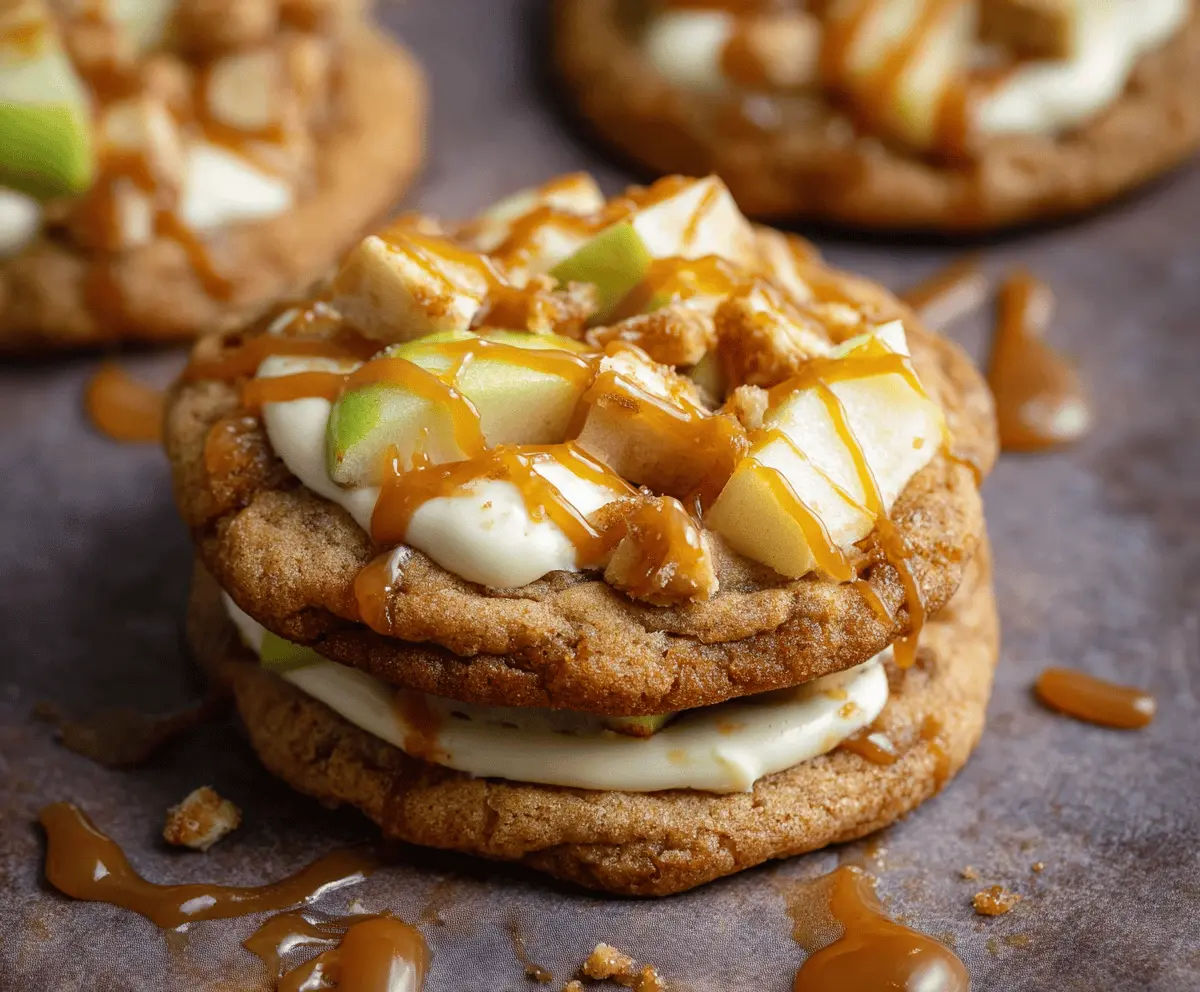 Soft Caramel Apple Cookies Recipe