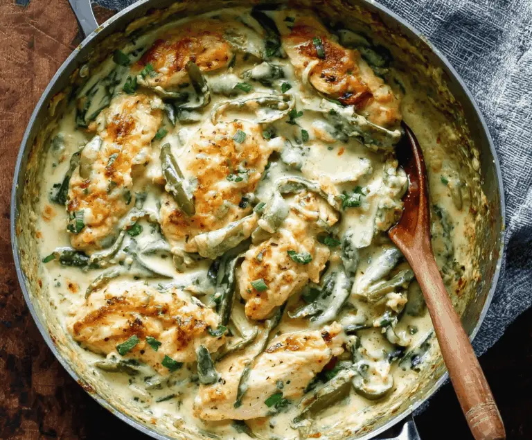 Chicken Poblano Casserole with Creamy Sauce
