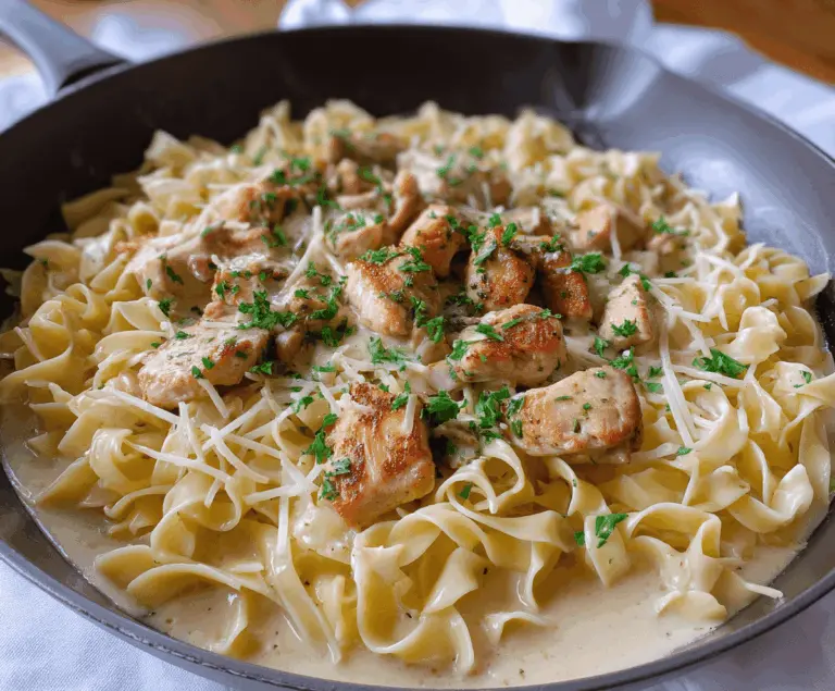 Chicken with Buttered Noodles