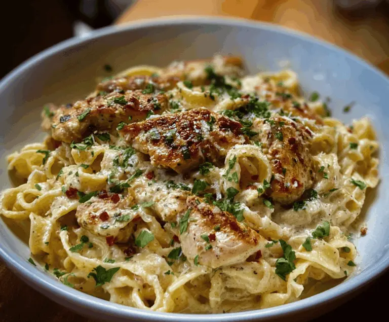 Creamy Garlic Parmesan Chicken Pasta
