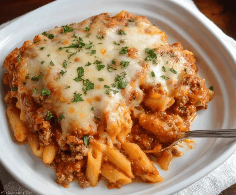 Crock Pot Baked Ziti