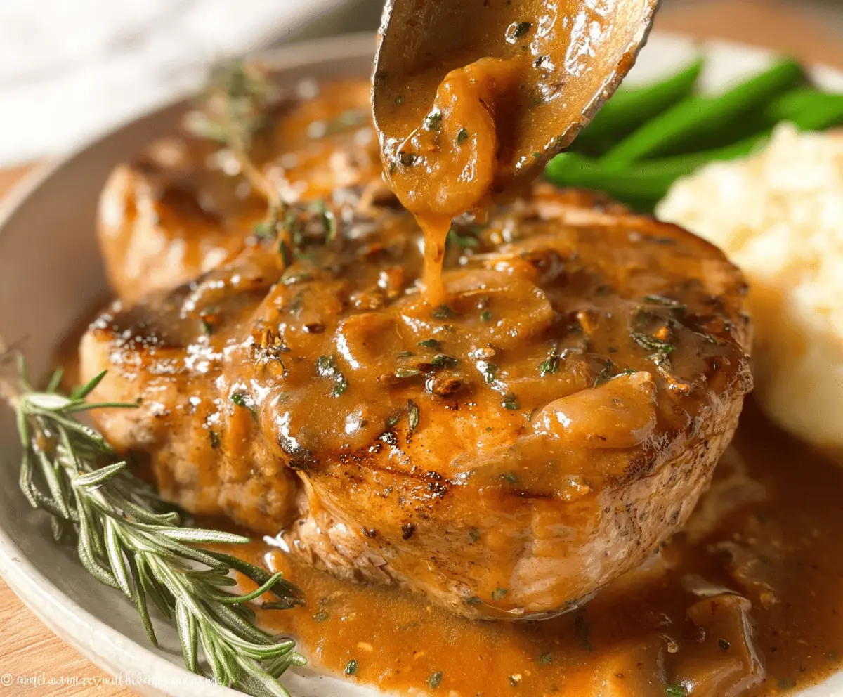 Juicy Crock Pot pork chops served with vegetables, perfect for a family-friendly dinner