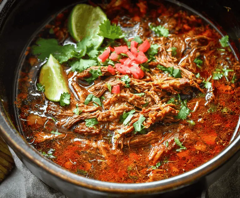 Crockpot Mexican Beef Birria