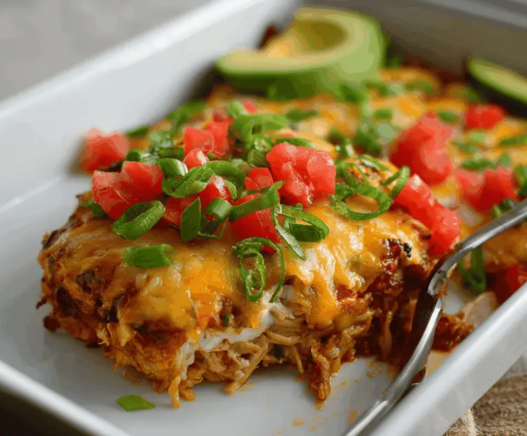 Healthy Chicken Taco Casserole
