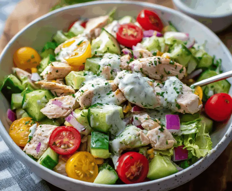 Healthy Ranch Chicken Salad