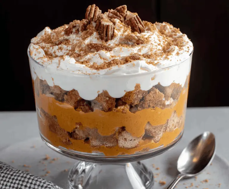 Maple Pecan & Pumpkin Cheesecake Trifle