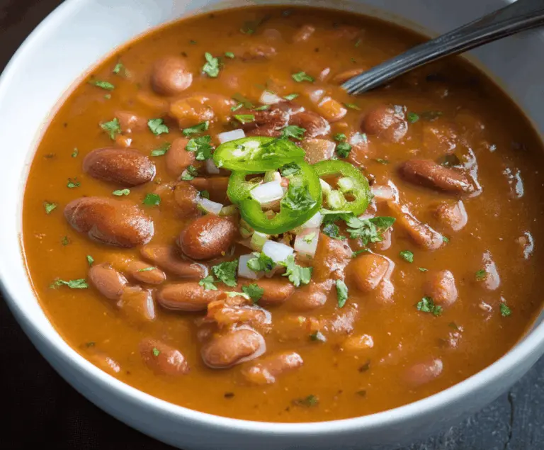 Mexican Pinto Bean Soup