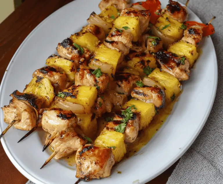 Pineapple Chicken Kabobs