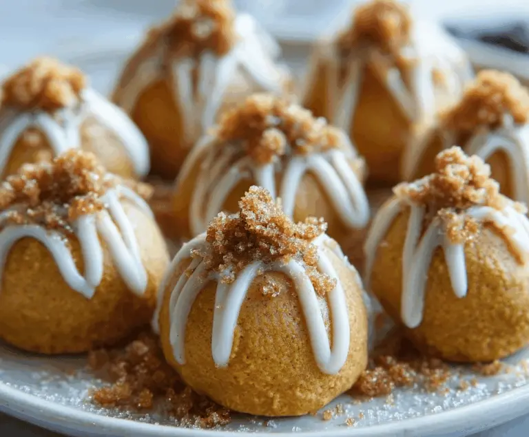 Pumpkin Cheesecake Truffles