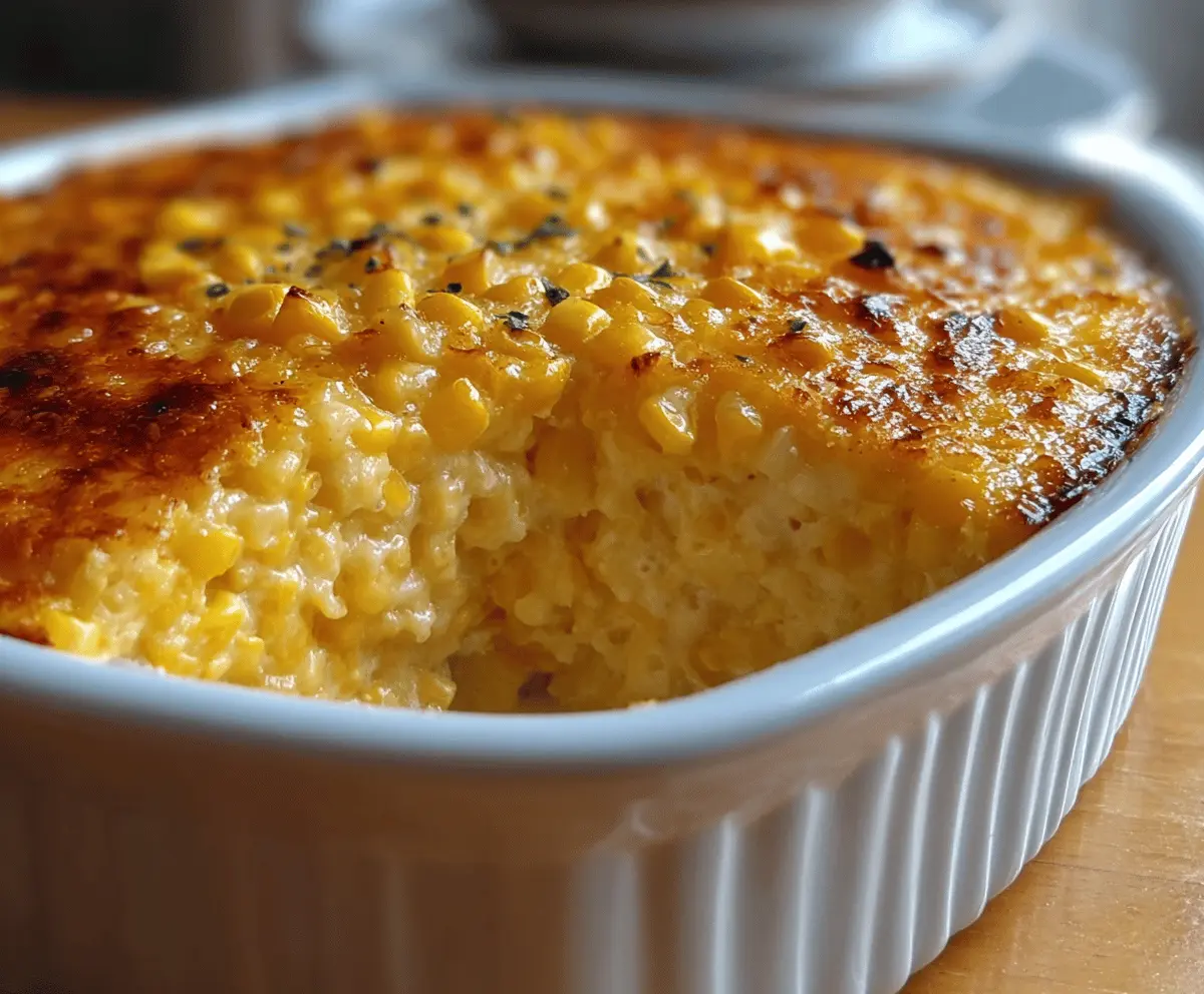 Easy Honey-Glazed Corn Casserole