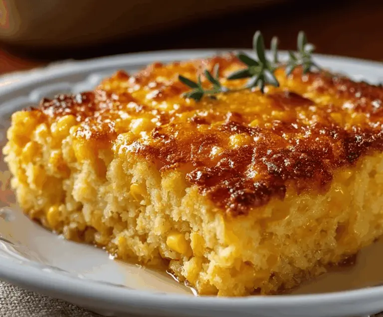 Sweet Honey-Glazed Corn Casserole