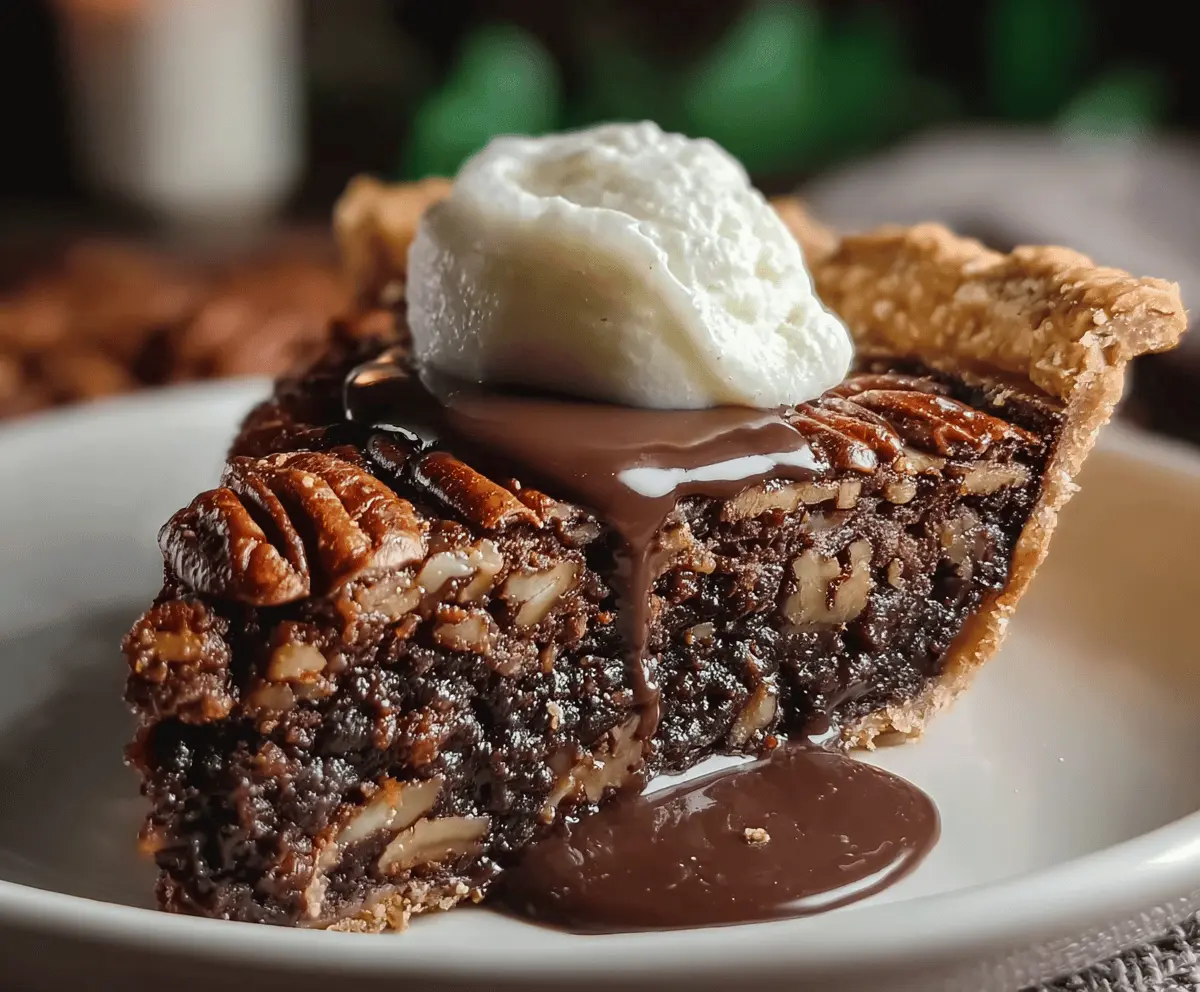 Texas Chocolate Pecan Pie Recipe