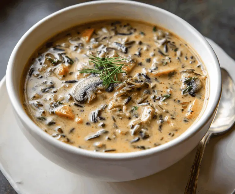 Wild Rice Mushroom Soup