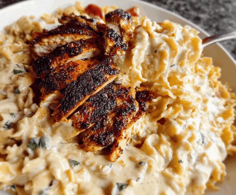 Blackened Cajun Chicken Alfredo