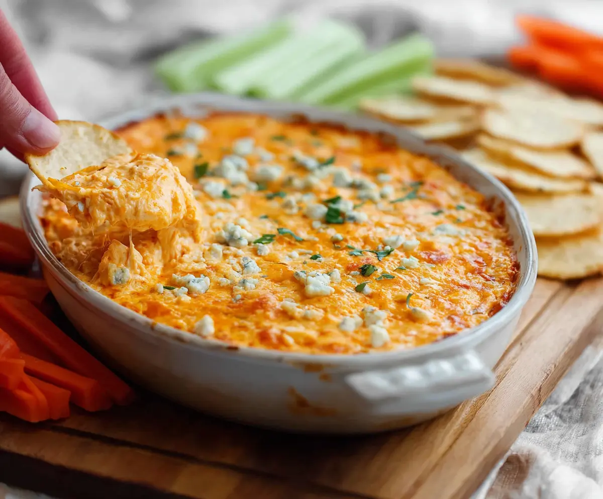 Easy Buffalo Chicken Dip Recipe