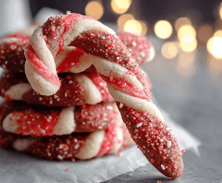 Candy Cane Cookie