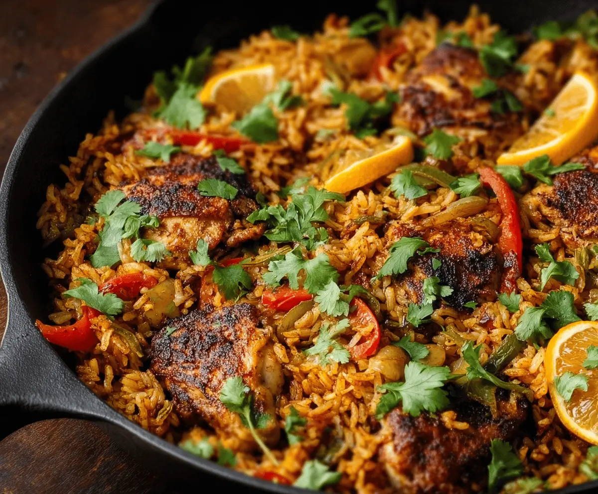 Easy Caribbean Chicken and Rice Recipe