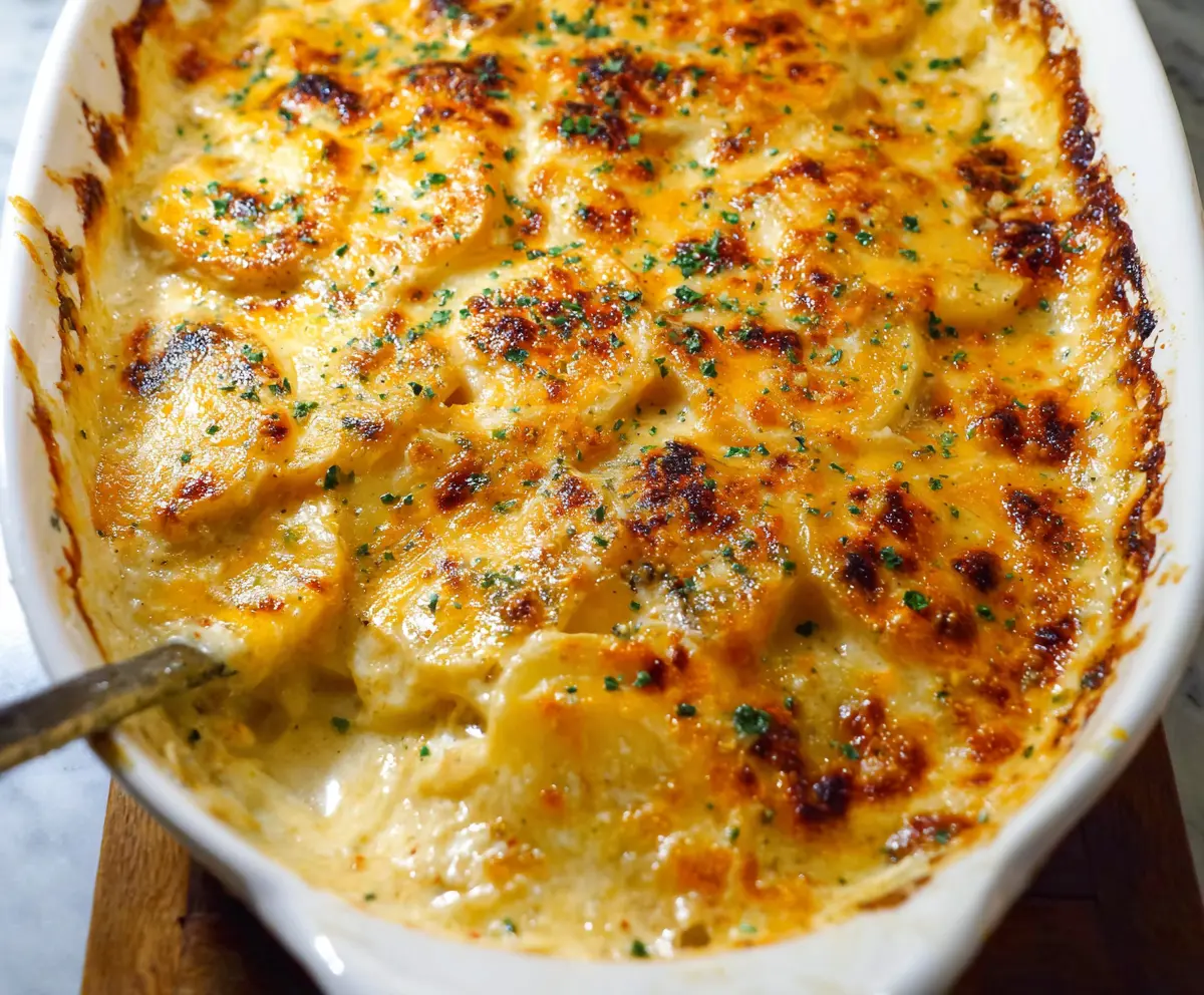 Easy Cheesy Scalloped Potatoes