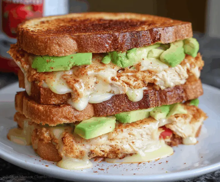 Chicken Avocado Melt Sandwich