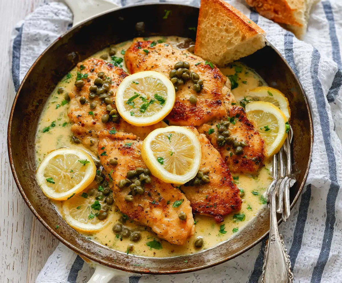 Easy Chicken Piccata with Tangy Lemon Sauce