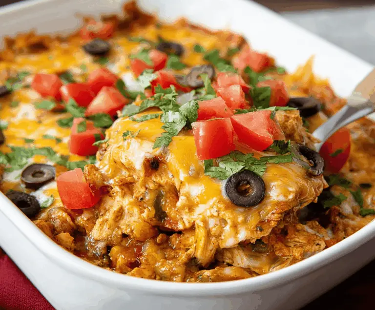 Chicken Taco Casserole