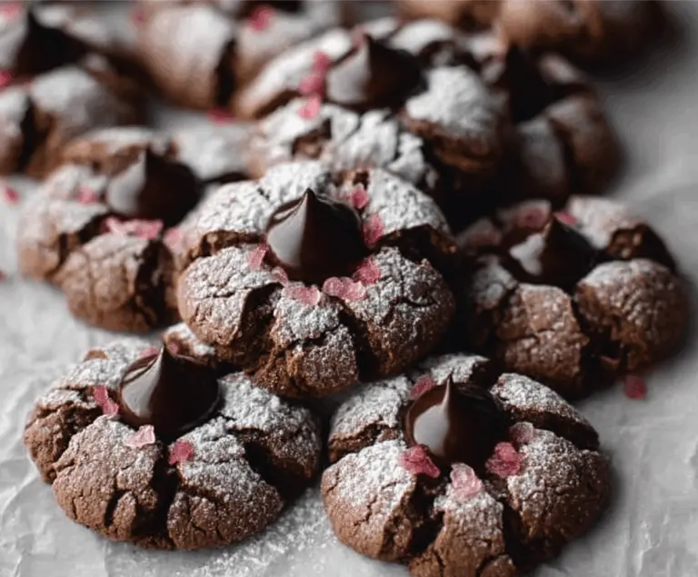 Chocolate Blossom Cookies