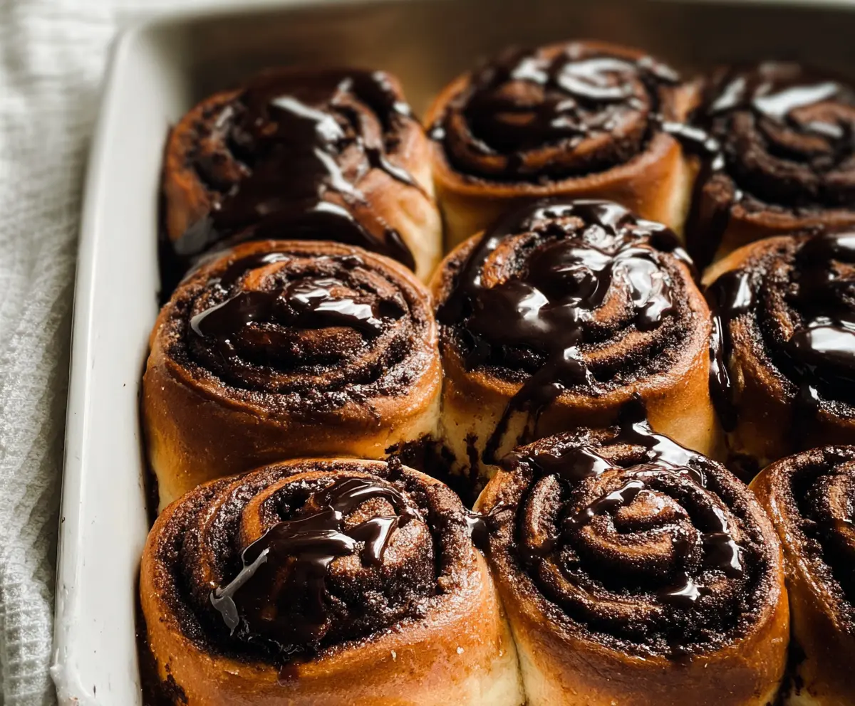 Easy Chocolate Cinnamon Rolls Recipe
