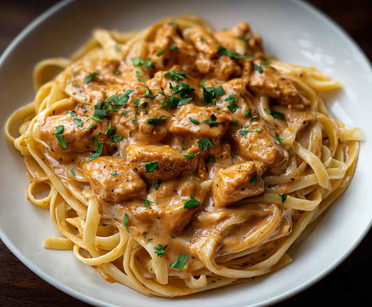 Easy Cowboy Butter Chicken Linguine