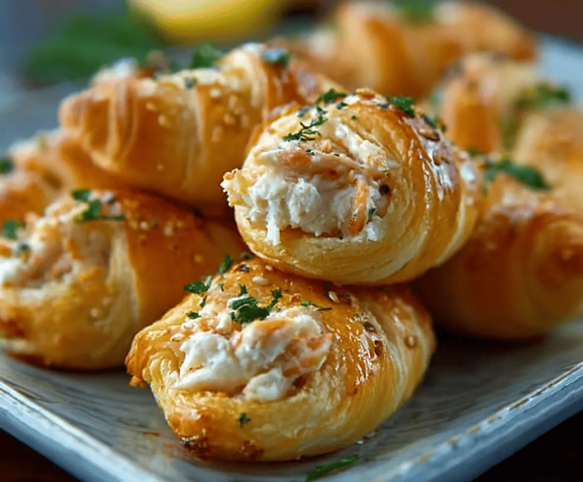 Easy Crab Crescent Bites Recipe