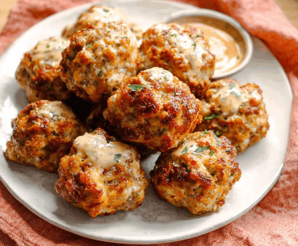 Cream Cheese Sausage Balls