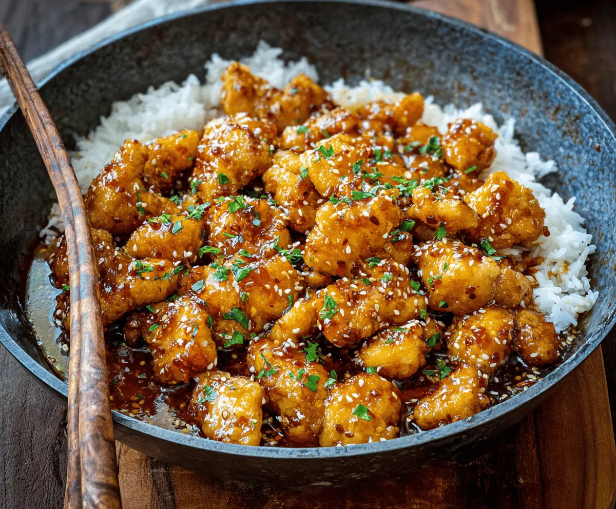 Crispy Honey Garlic Chicken Recipe