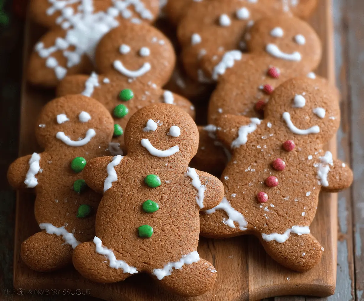 Easy Gingerbread Man Cookies Recipe