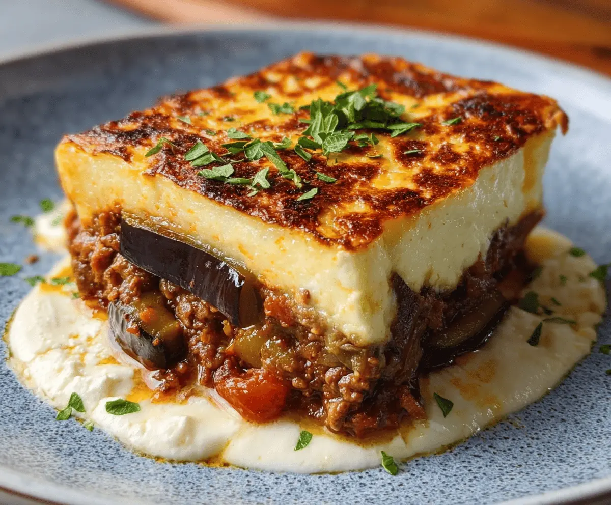 Easy Greek Moussaka Recipe