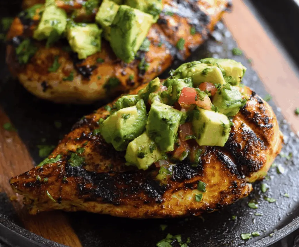 Grilled Avocado Chicken