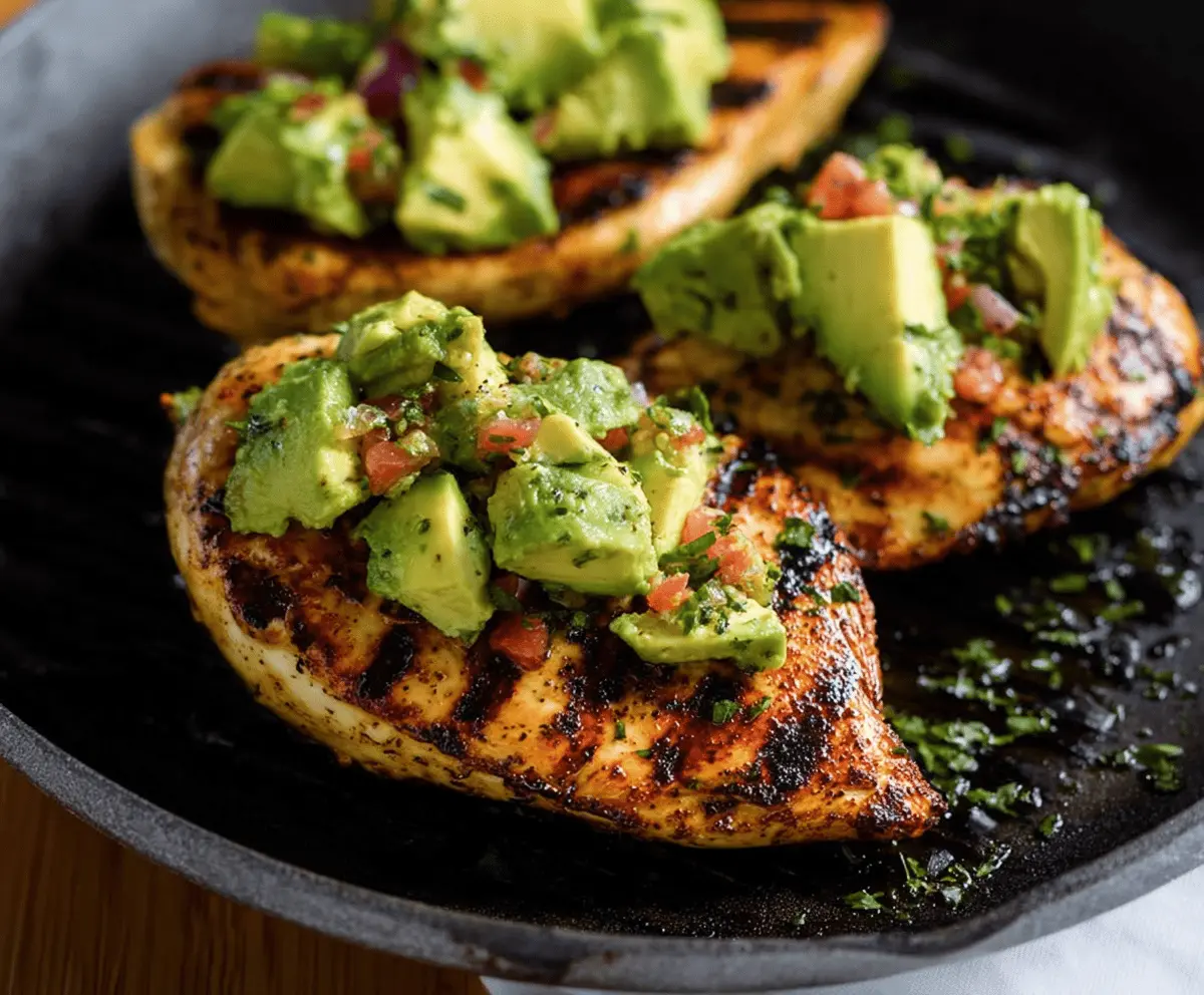 Grilled Avocado Chicken Recipe