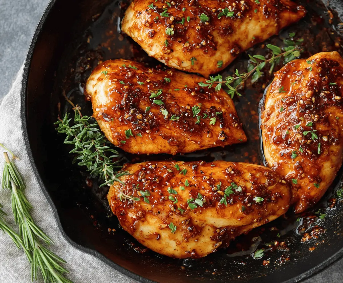 Easy Hot Honey Baked Chicken