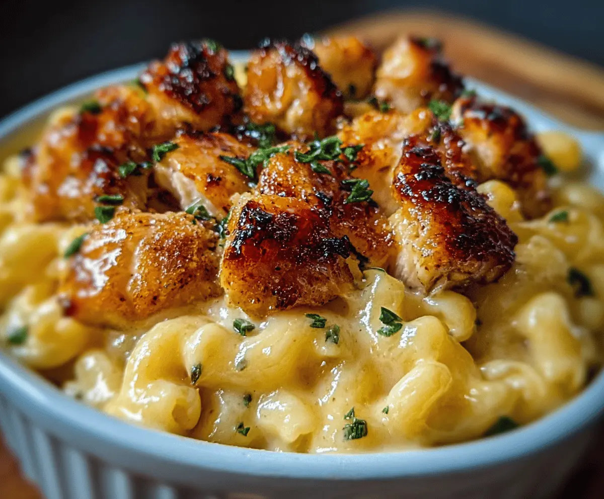 Hot Honey Chicken Mac and Cheese