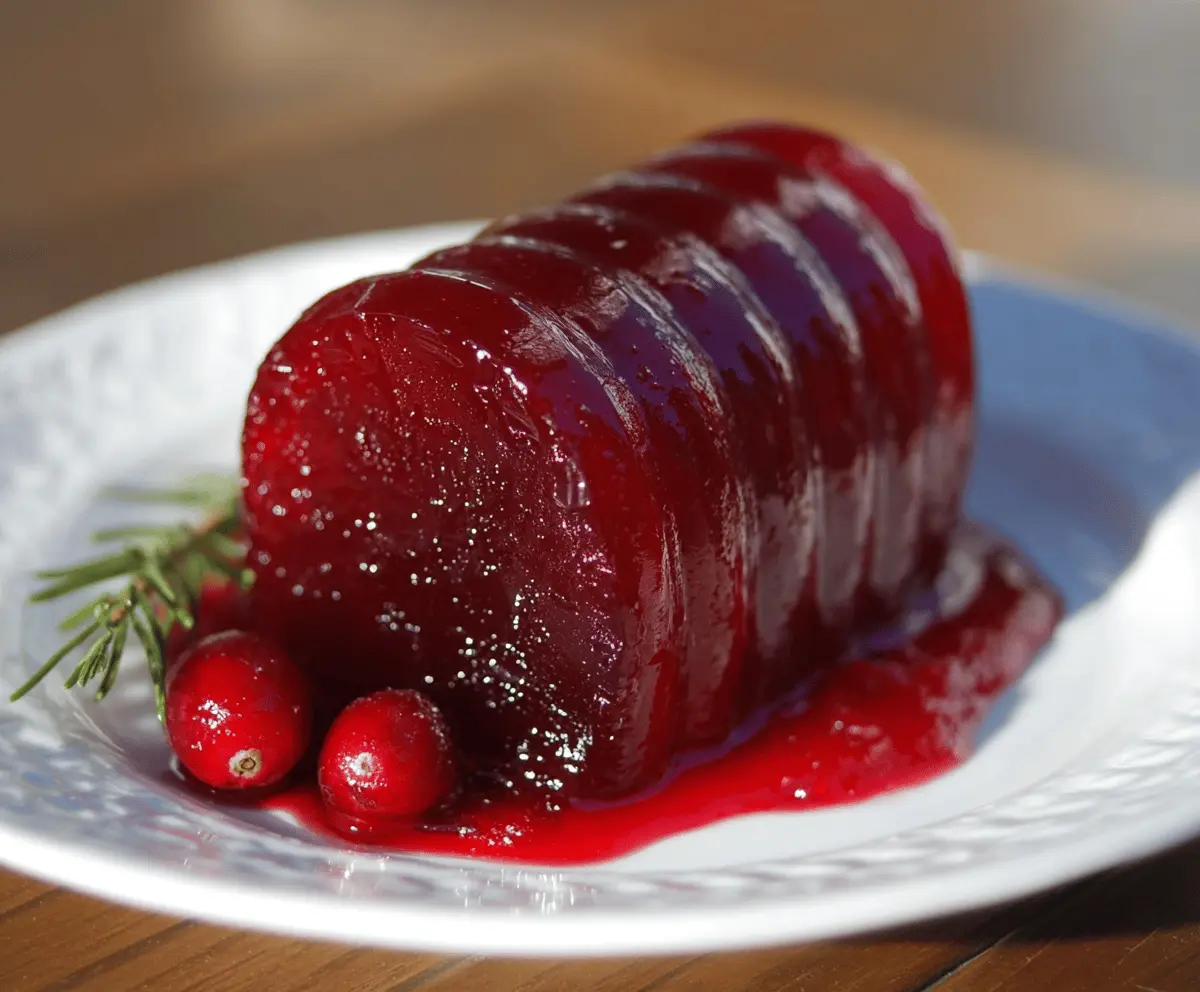 Easy Jellied Cranberry Sauce Recipe