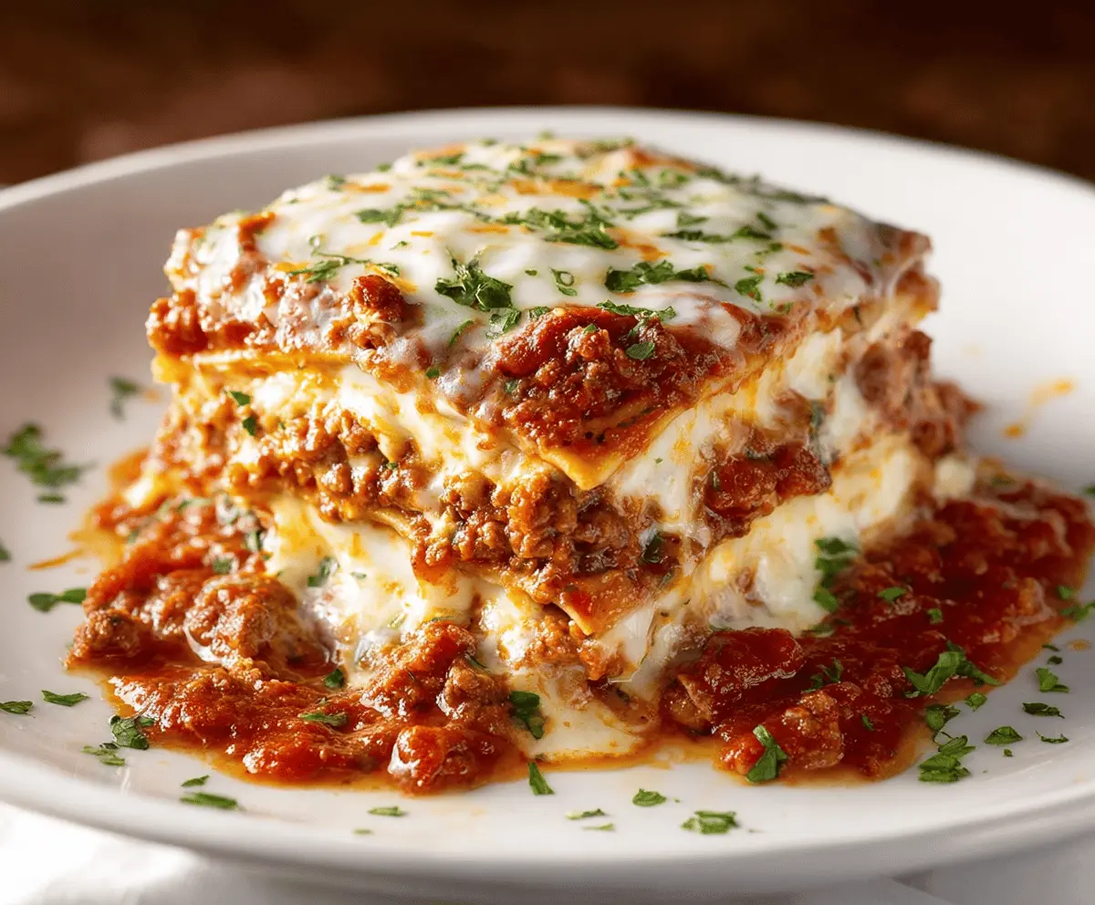Easy Maggiano's Style Lasagna Recipe
