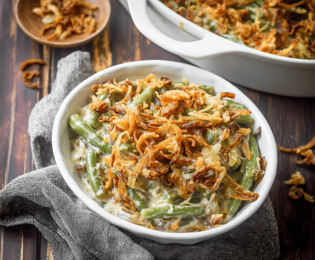 Easy Campbell's Green Bean Casserole